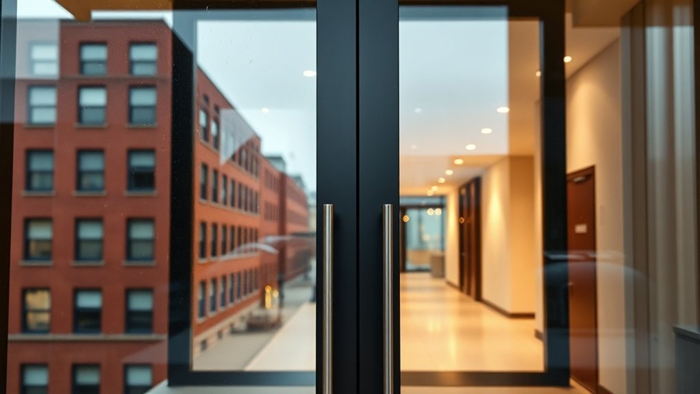 Glass Doors Aldgate East