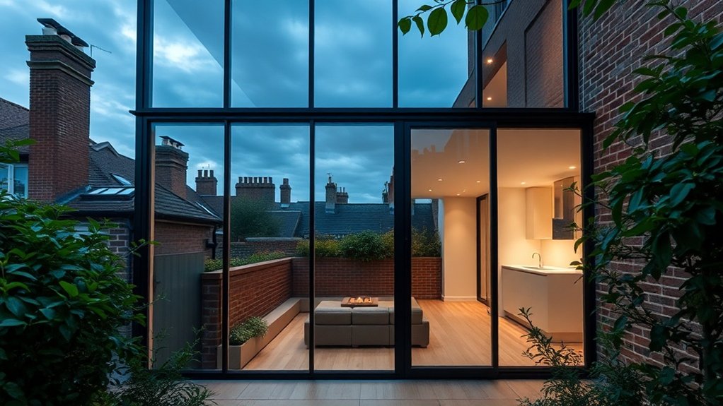 Glass Extension Walls Whitechapel