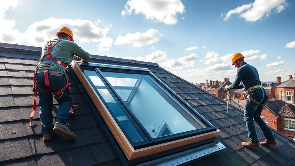 Skylight Installation Spitalfields
