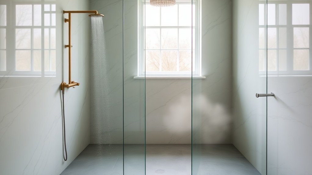 Wet Room Glass Panels Whitechapel